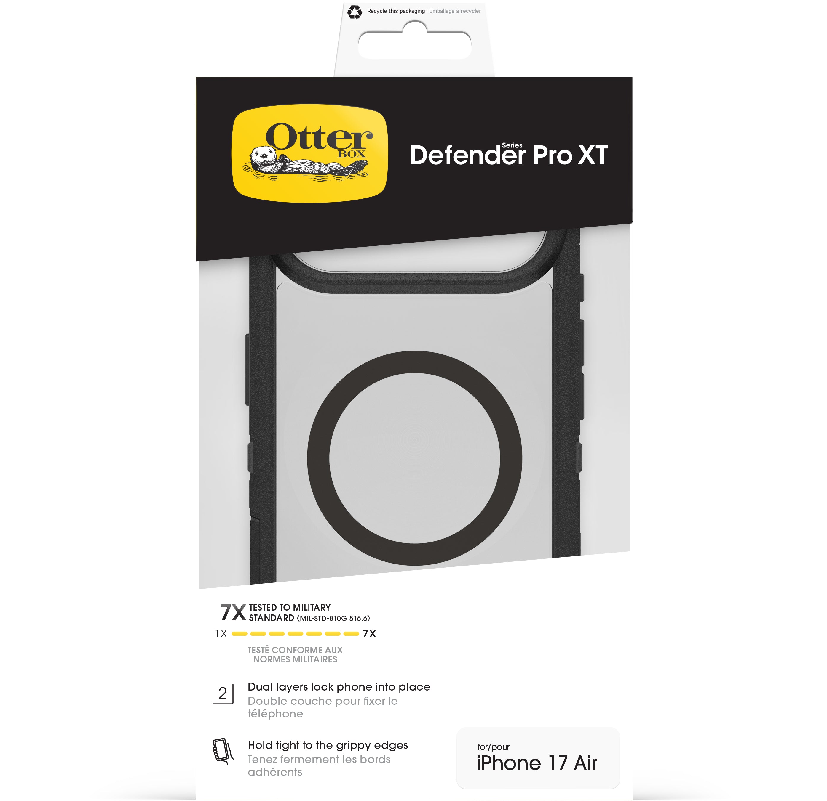 Otterbox Defender Pro Xt With Magsafe Apple Iphone Air Clear/Black