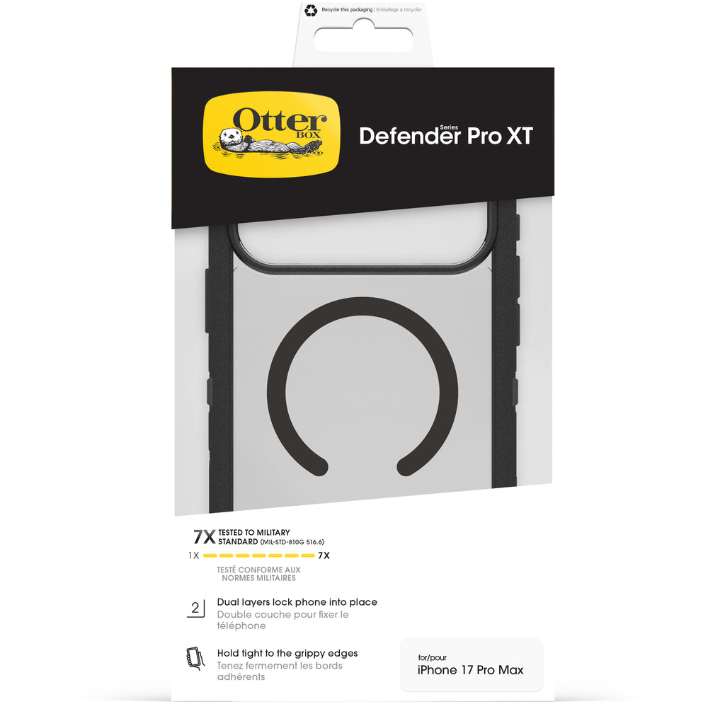 Otterbox Defender Pro Xt With Magsafe Apple Iphone 17 Pro Max Clear/Black