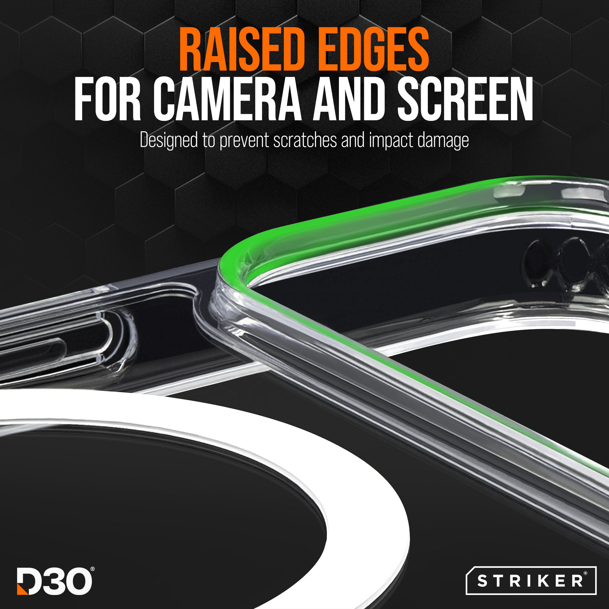 Striker X-Core - D3O Xtreme Impact Mag Case - Clear - Samsung S25 Edge 5G