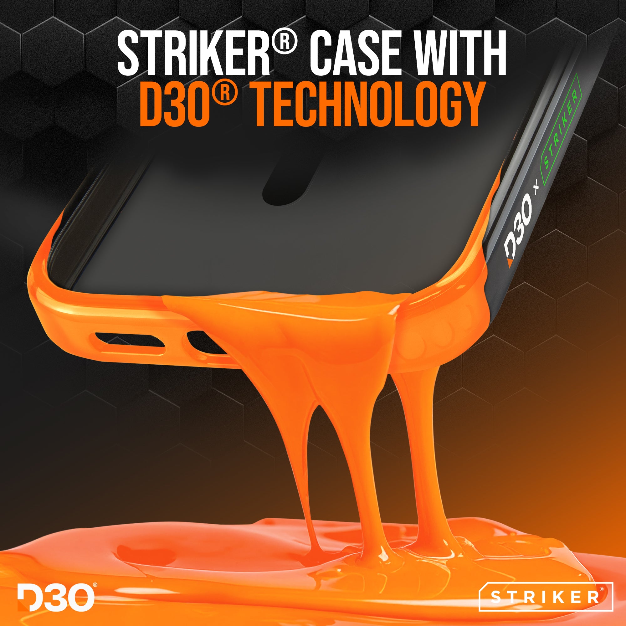 Striker X-Core - D3O Xtreme Impact Mag Case Pro - Black - Apple Iphone 17 Pro