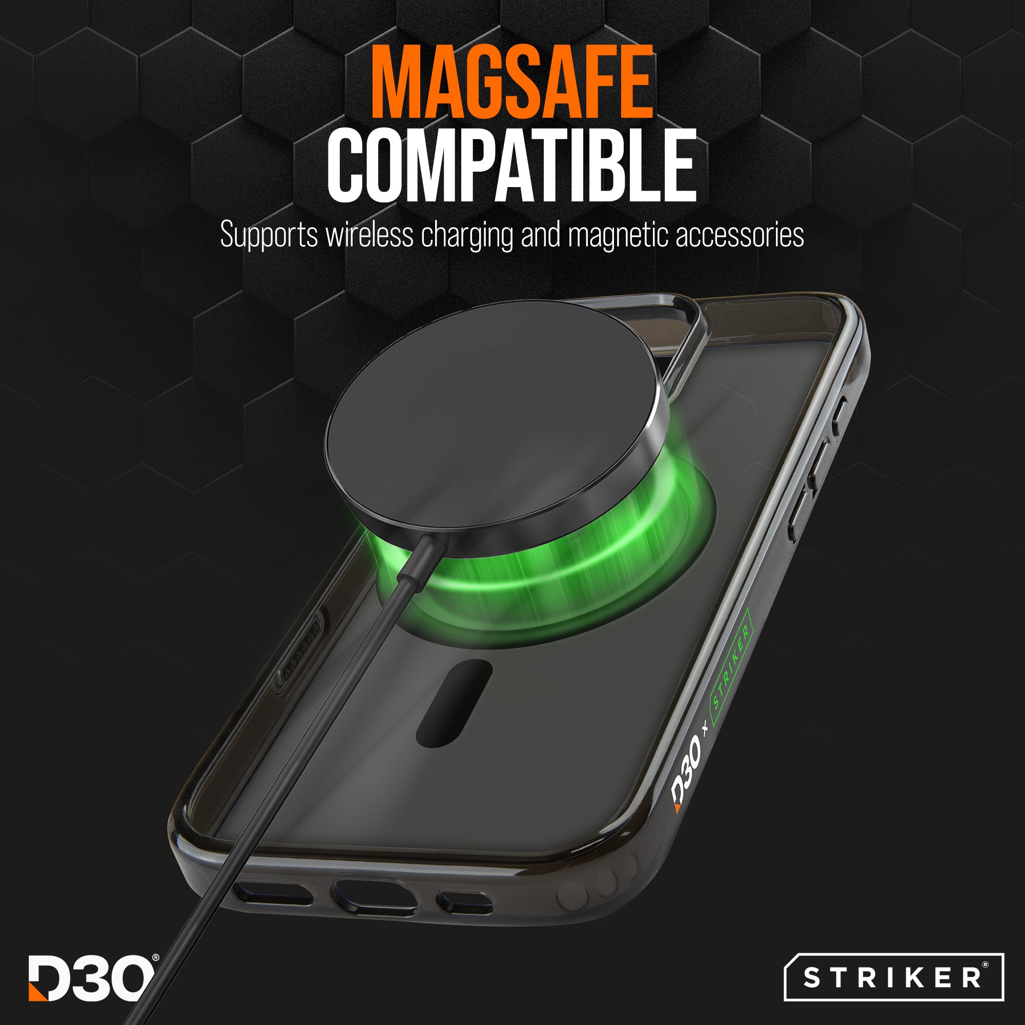 Striker X-Core - D3O Xtreme Impact Mag Case Pro - Black - Apple Iphone 17 Pro Max