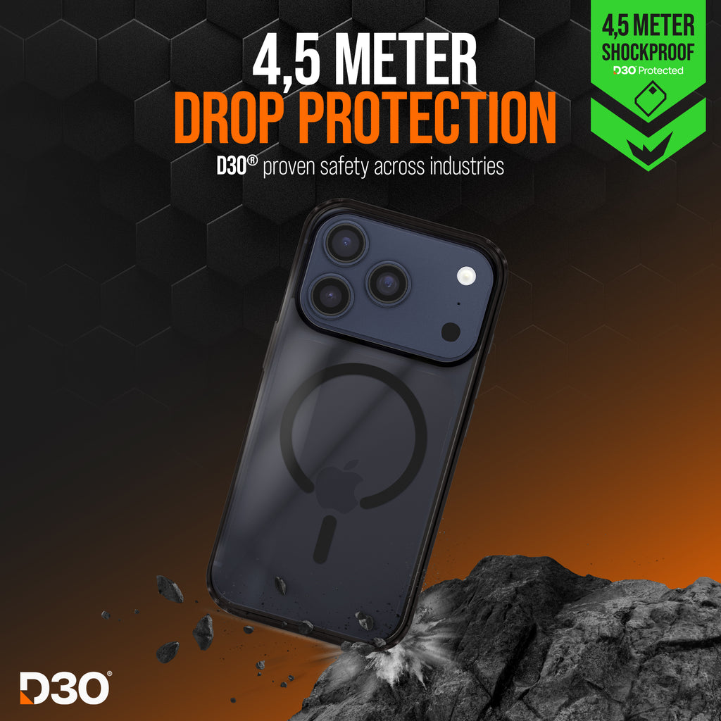 Striker X-Core - D3O Xtreme Impact Mag Case Pro - Black - Apple Iphone 17 Pro Max