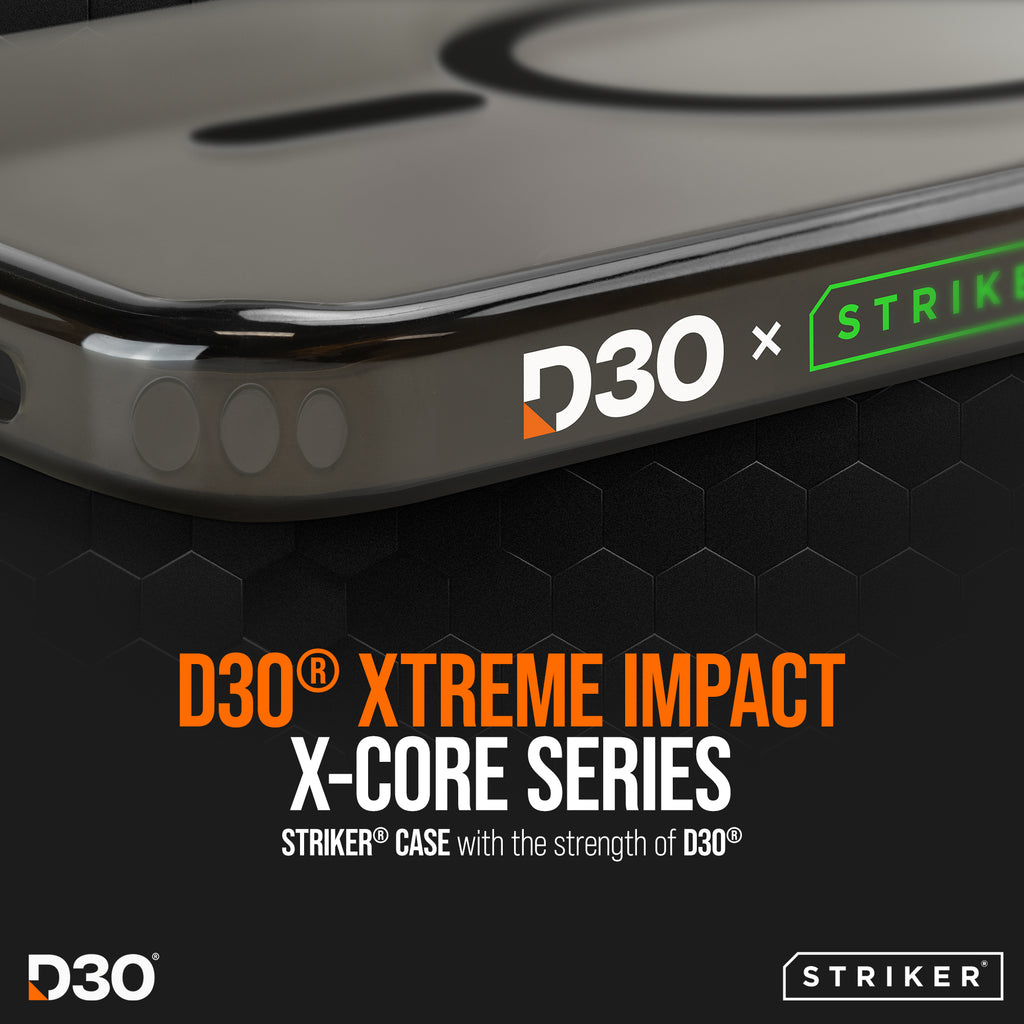 Striker X-Core - D3O Xtreme Impact Mag Case Pro - Black - Apple Iphone 17 Pro Max