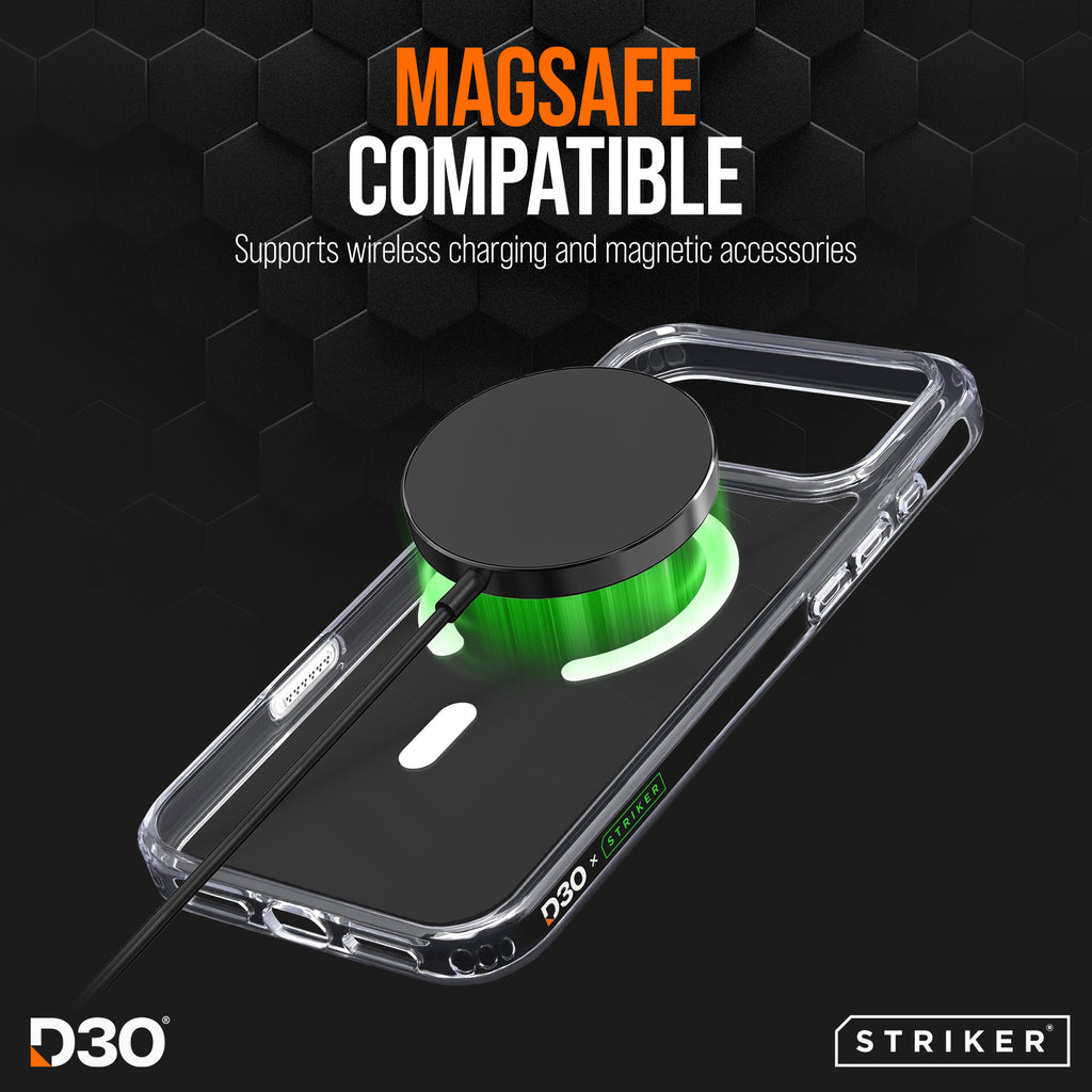 Striker X-Core - D3O Xtreme Impact Mag Case Pro - Clear - Apple Iphone Air